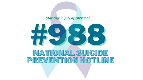 new suicide hotline number